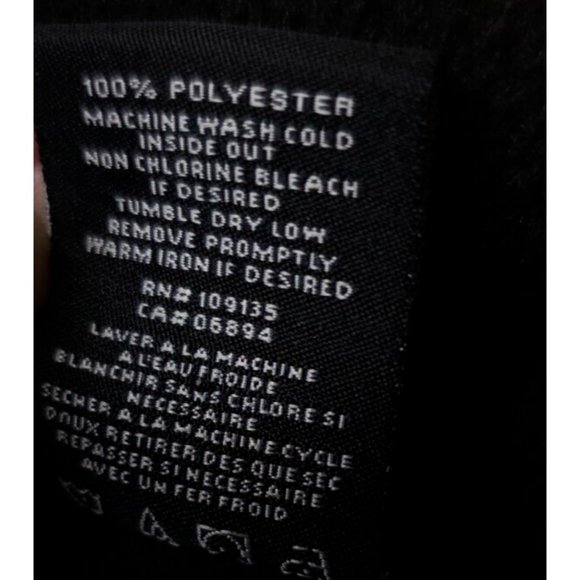 NBA Chicago Bulls Small Grey Black Zip Up Hooded Basketball Polyester Jacket - Picture 12 of 13